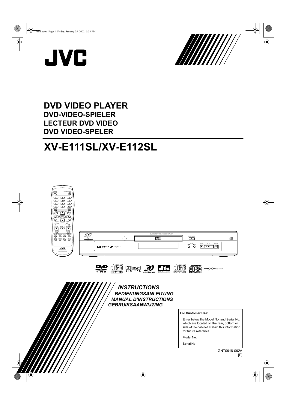 JVC QP-111 User Manual | 156 pages