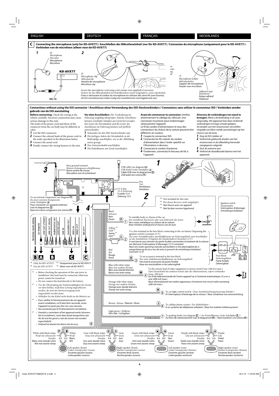 JVC KD-AVX77 User Manual | Page 4 / 6