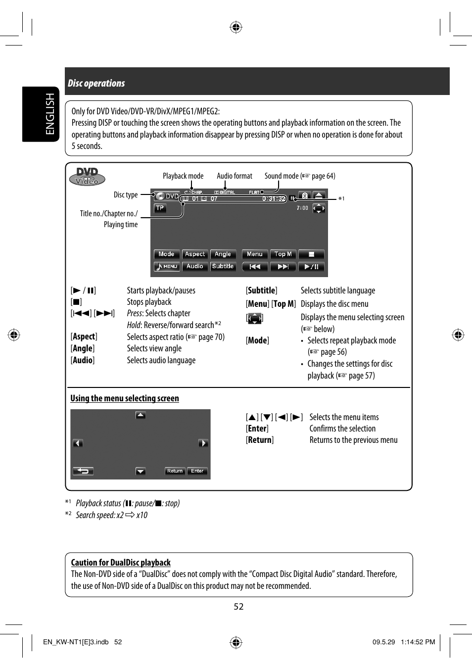 English | JVC KW-NT1 User Manual | Page 54 / 275