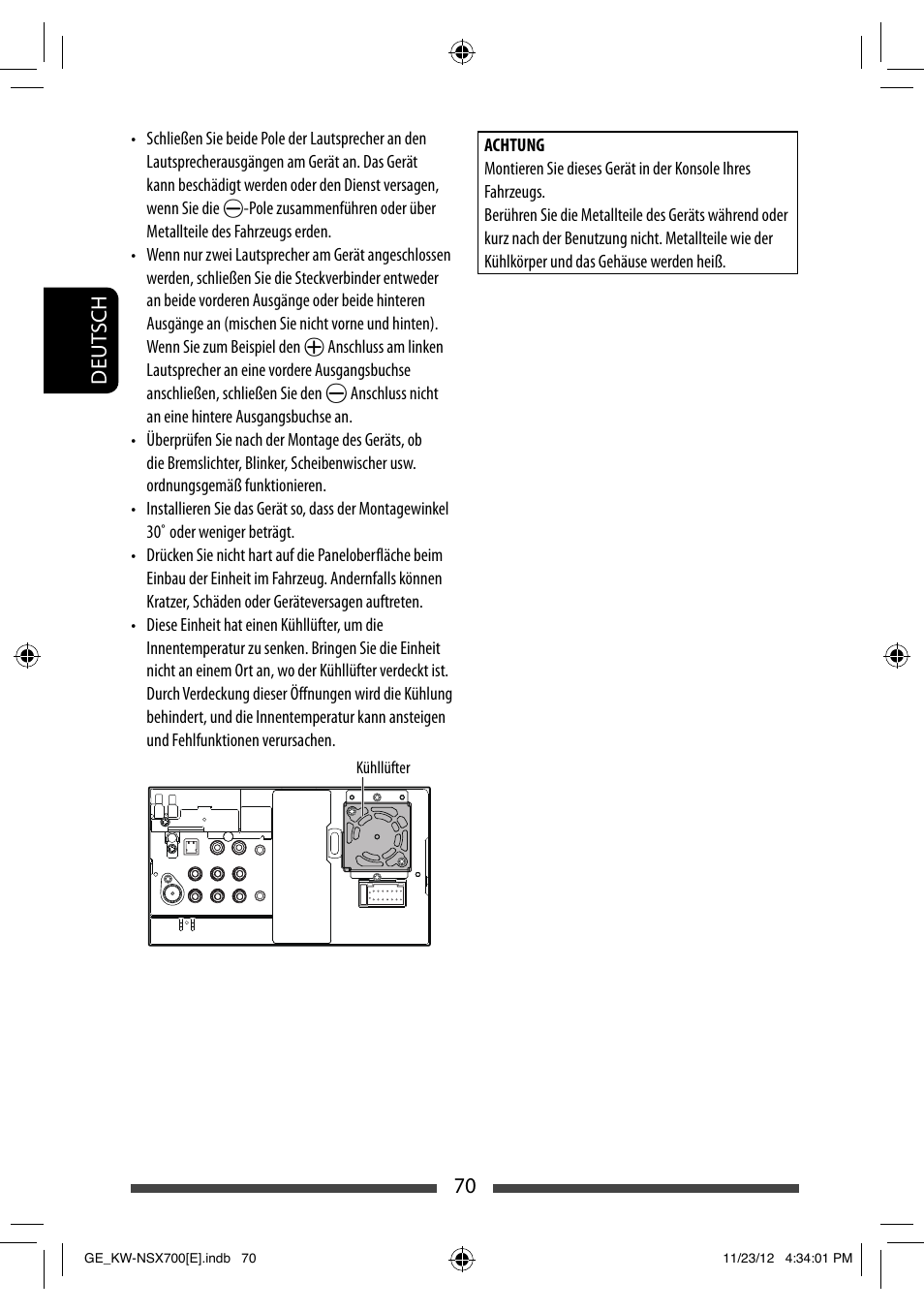 70 deut sch | JVC KW-NSX700 User Manual | Page 146 / 309