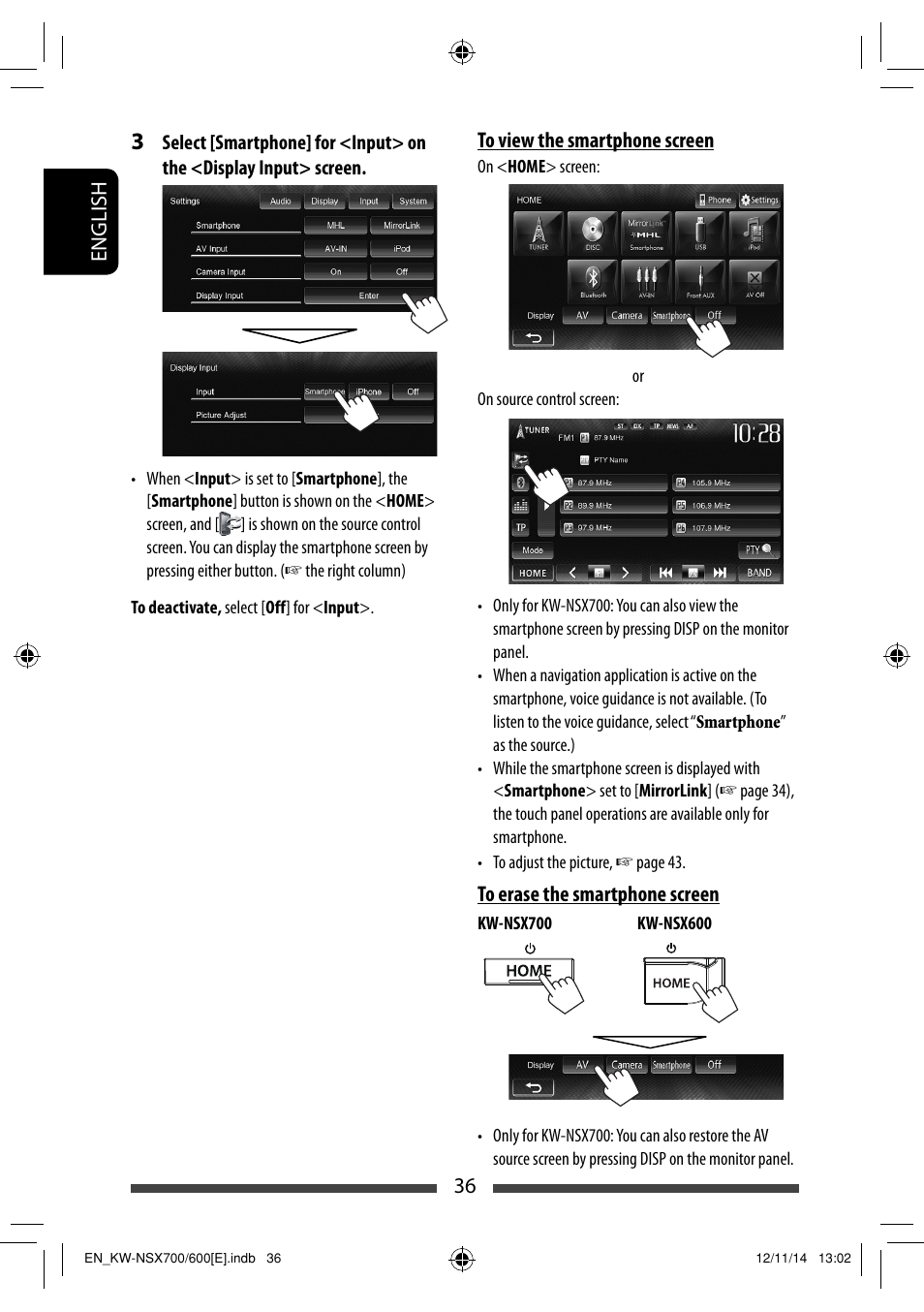 JVC KW-NSX700 User Manual | Page 36 / 309