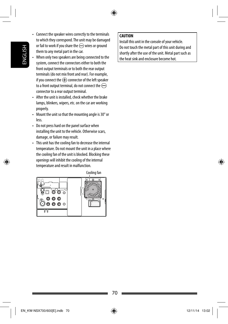 70 english | JVC KW-NSX700 User Manual | Page 70 / 309