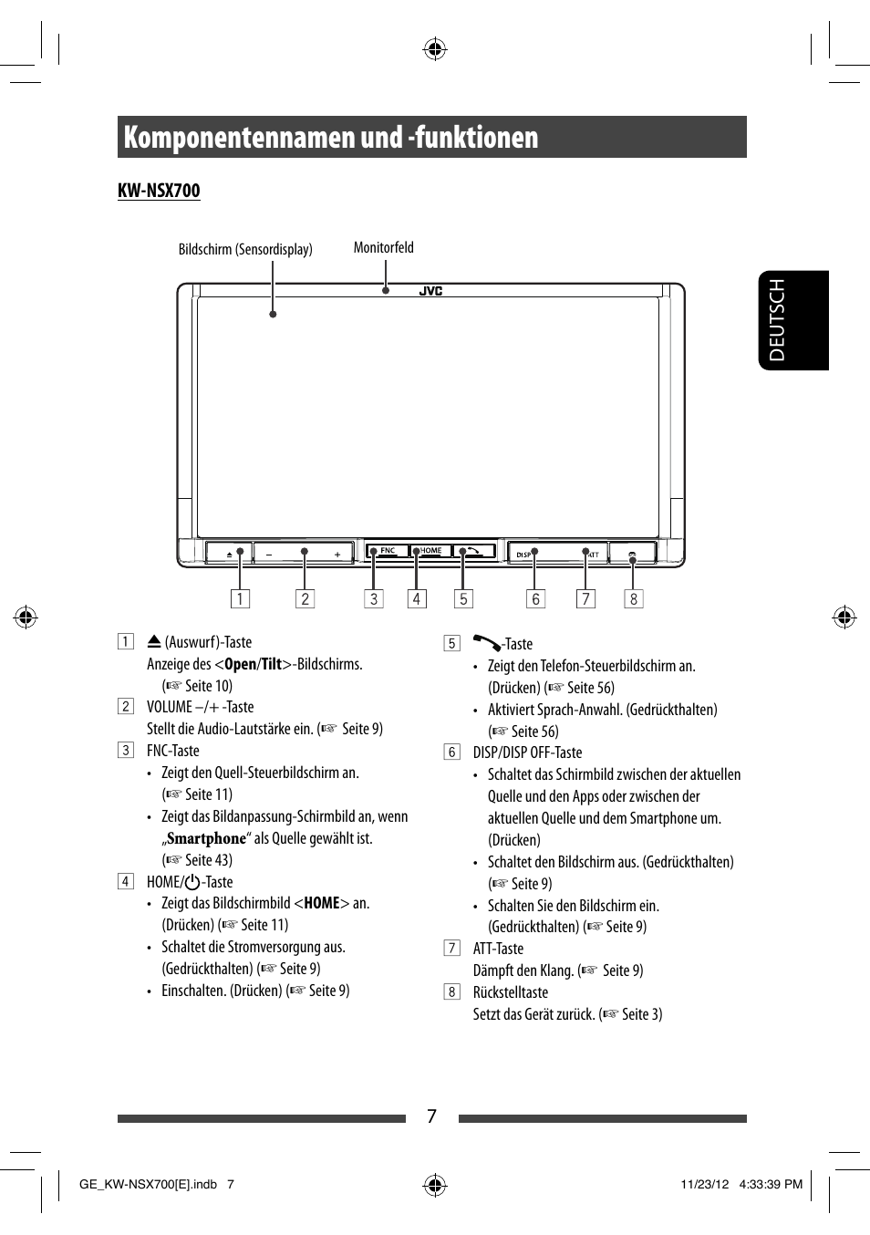 Komponentennamen und -funktionen | JVC KW-NSX700 User Manual | Page 83 / 309