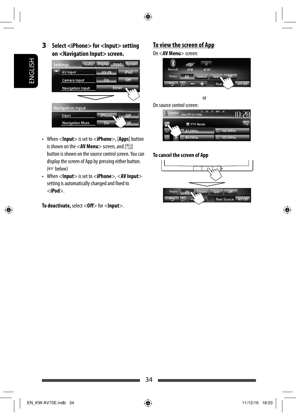 34 english | JVC KW-AV70BT User Manual | Page 34 / 293