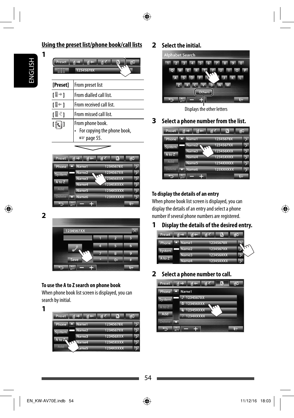 JVC KW-AV70BT User Manual | Page 54 / 293