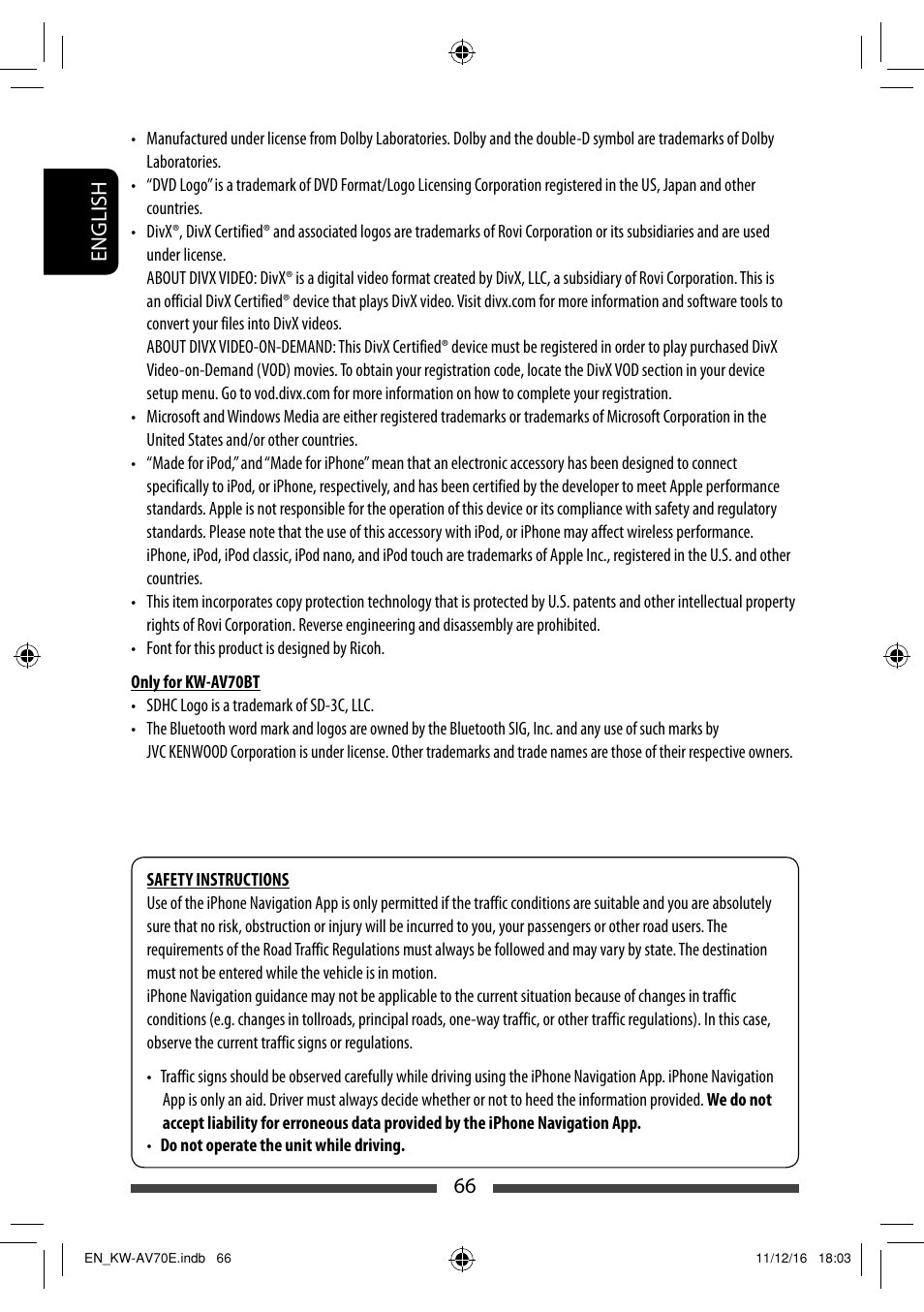 66 english | JVC KW-AV70BT User Manual | Page 66 / 293