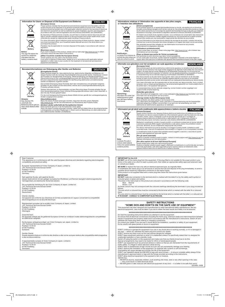 JVC UX-VJ5 User Manual | Page 2 / 2