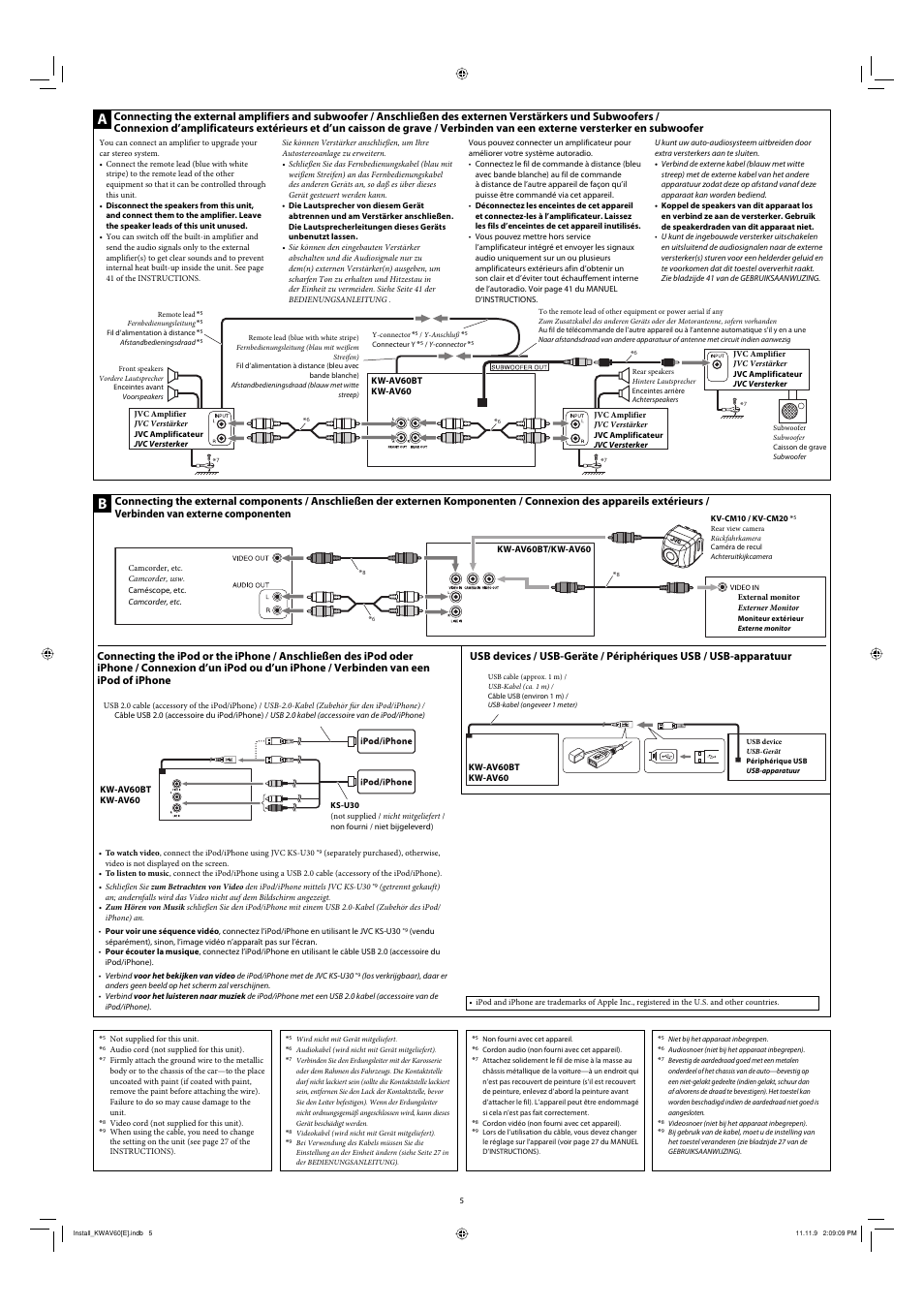 JVC KW-AV60BT User Manual | Page 5 / 6