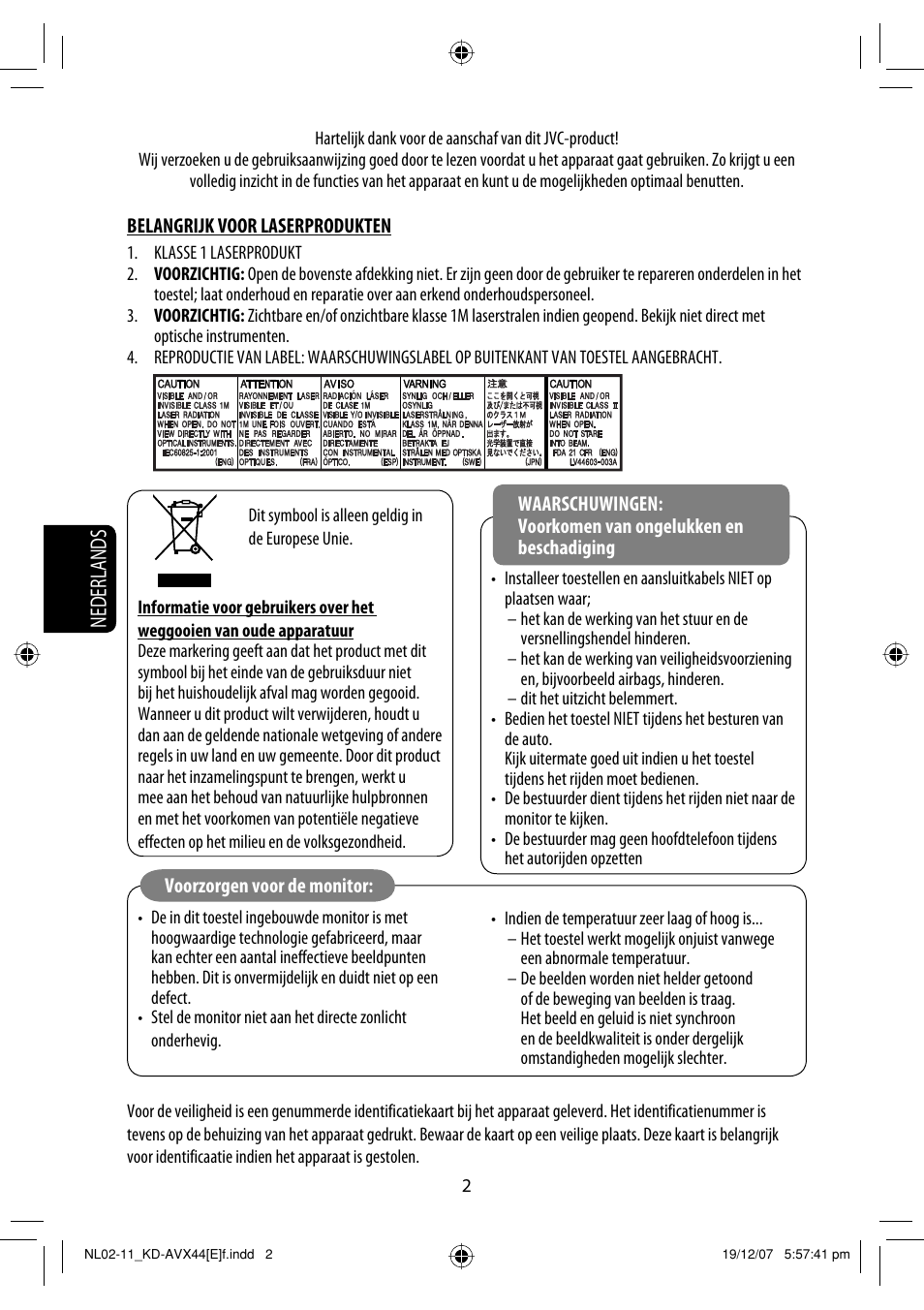 Nederlands | JVC KD-AVX44 User Manual | Page 226 / 301