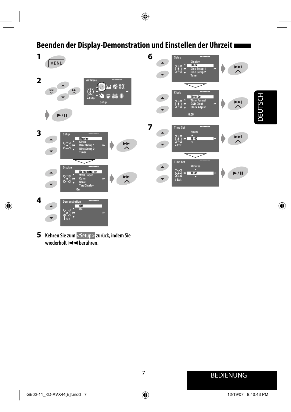 Bedienung, Deutsch | JVC KD-AVX44 User Manual | Page 83 / 301