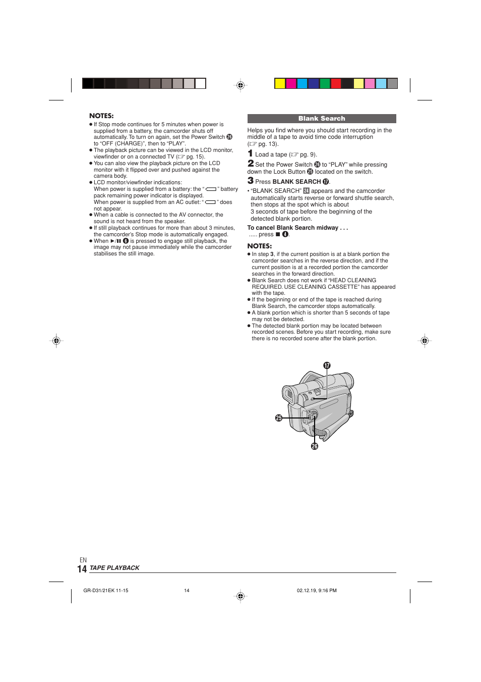 JVC GR-D21 User Manual | Page 14 / 48