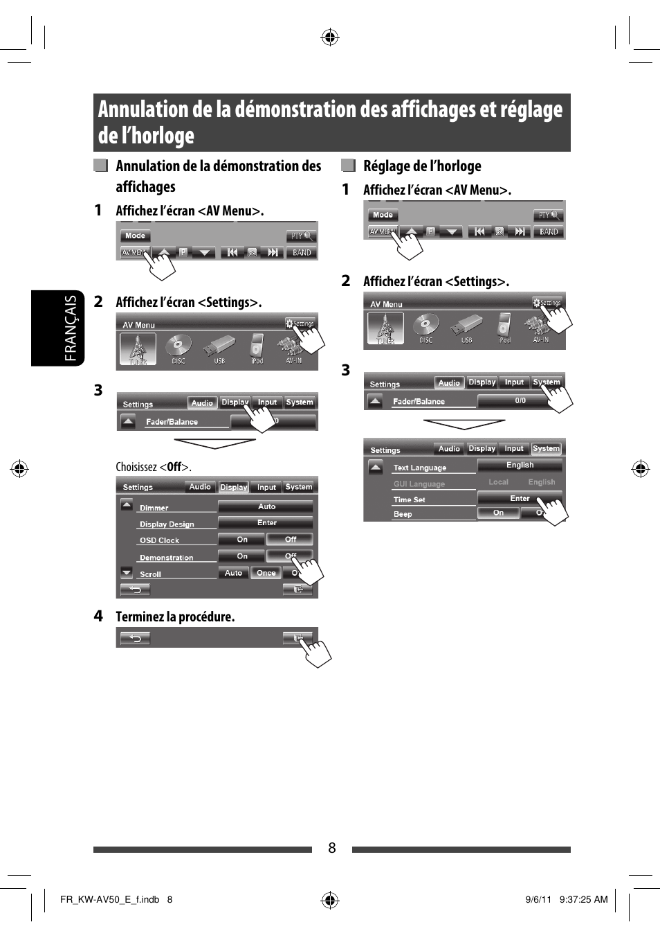 JVC KW-AV50 User Manual | Page 124 / 235