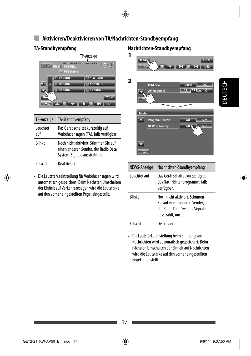 JVC KW-AV50 User Manual | Page 75 / 235
