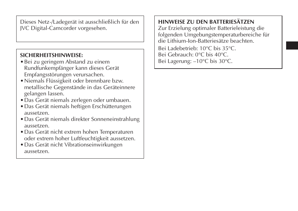 JVC AA-V50 User Manual | Page 9 / 86