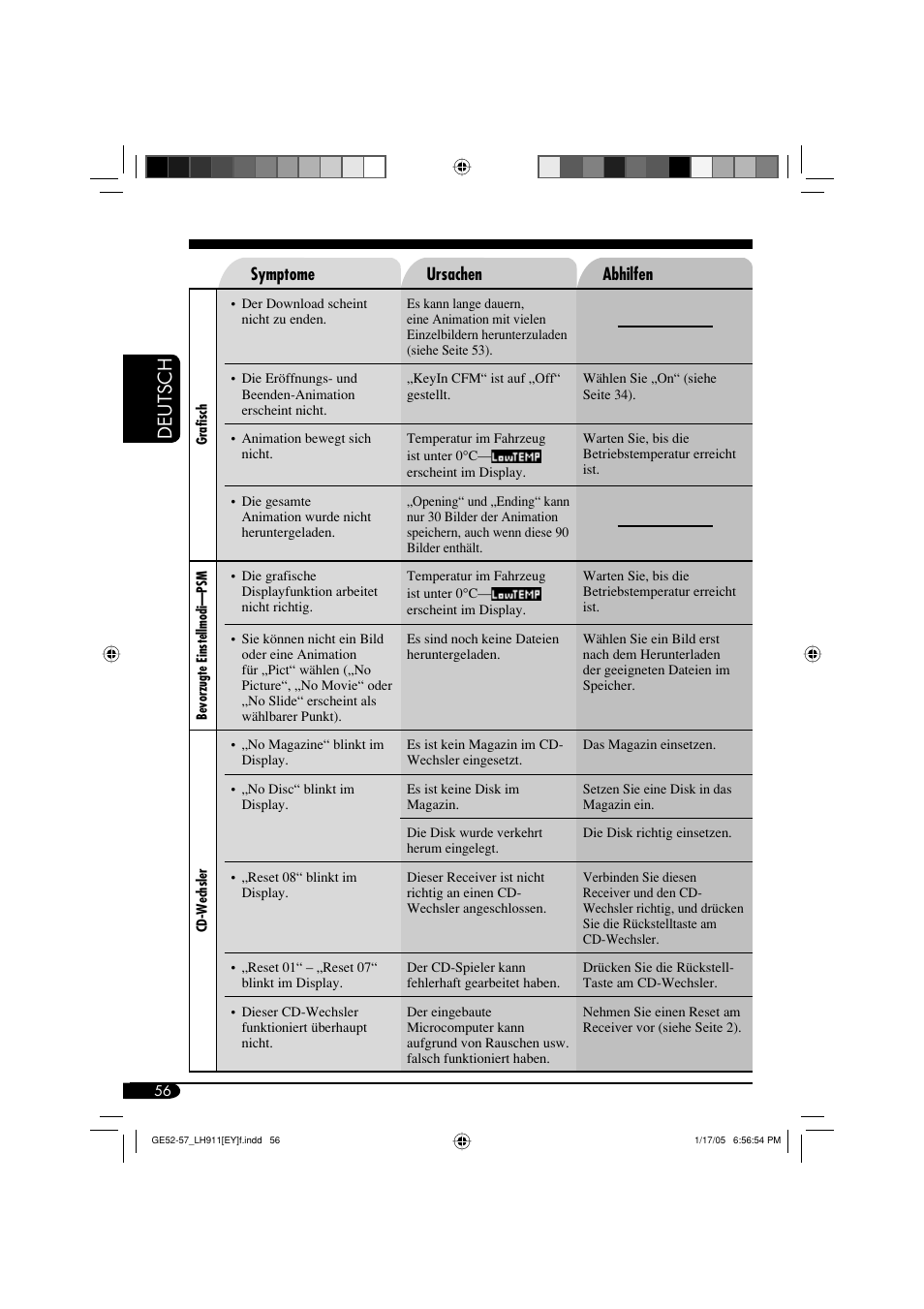 Deutsch | JVC KD-LH911 User Manual | Page 112 / 171