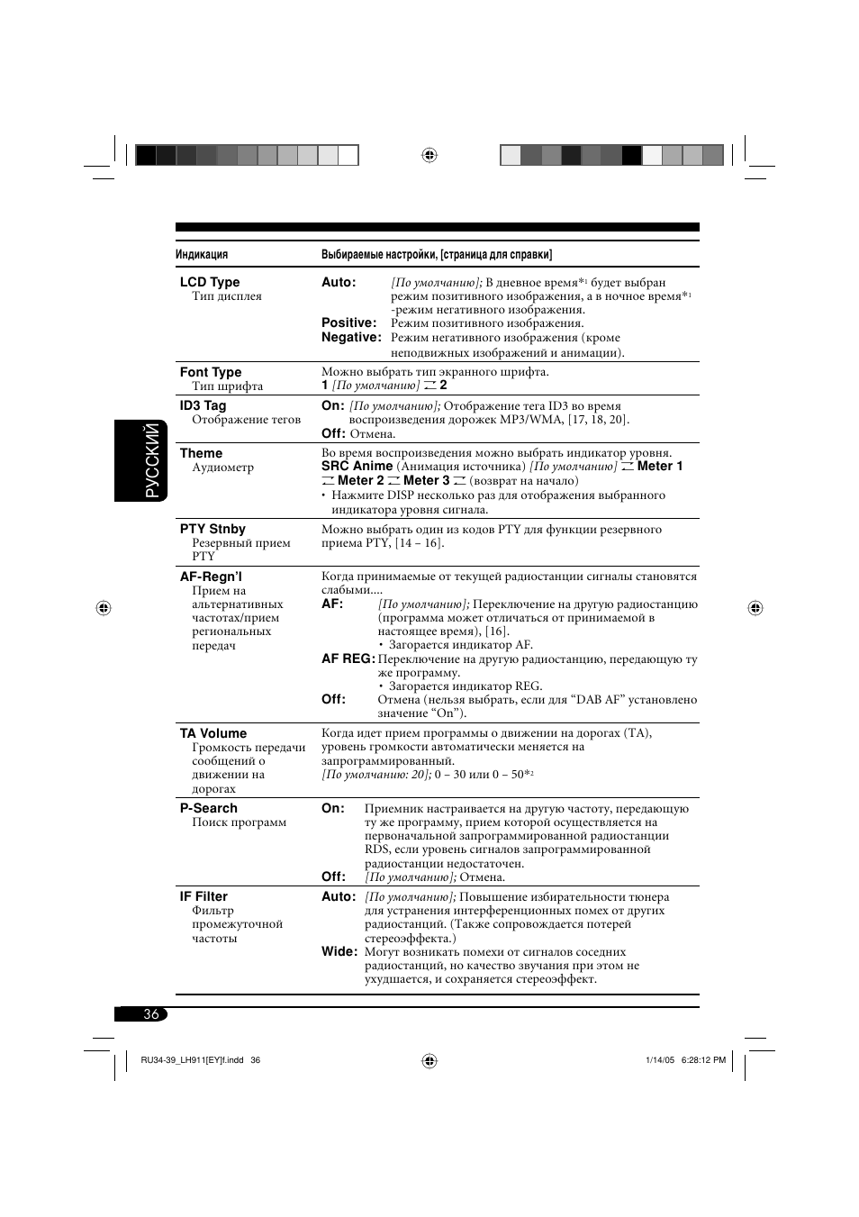 Руcckий | JVC KD-LH911 User Manual | Page 148 / 171