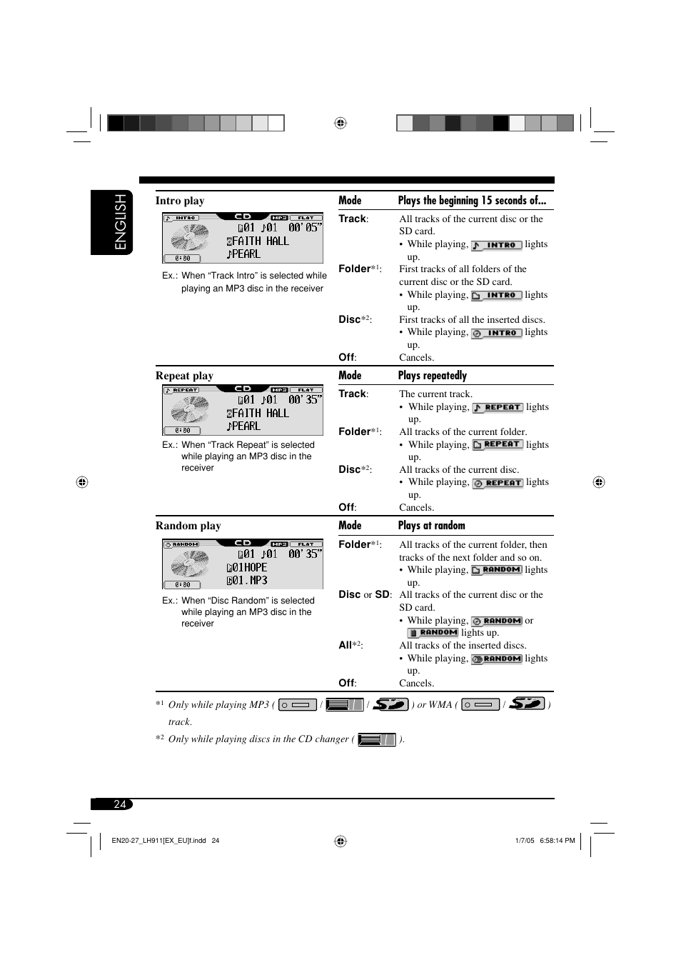 English | JVC KD-LH911 User Manual | Page 24 / 171