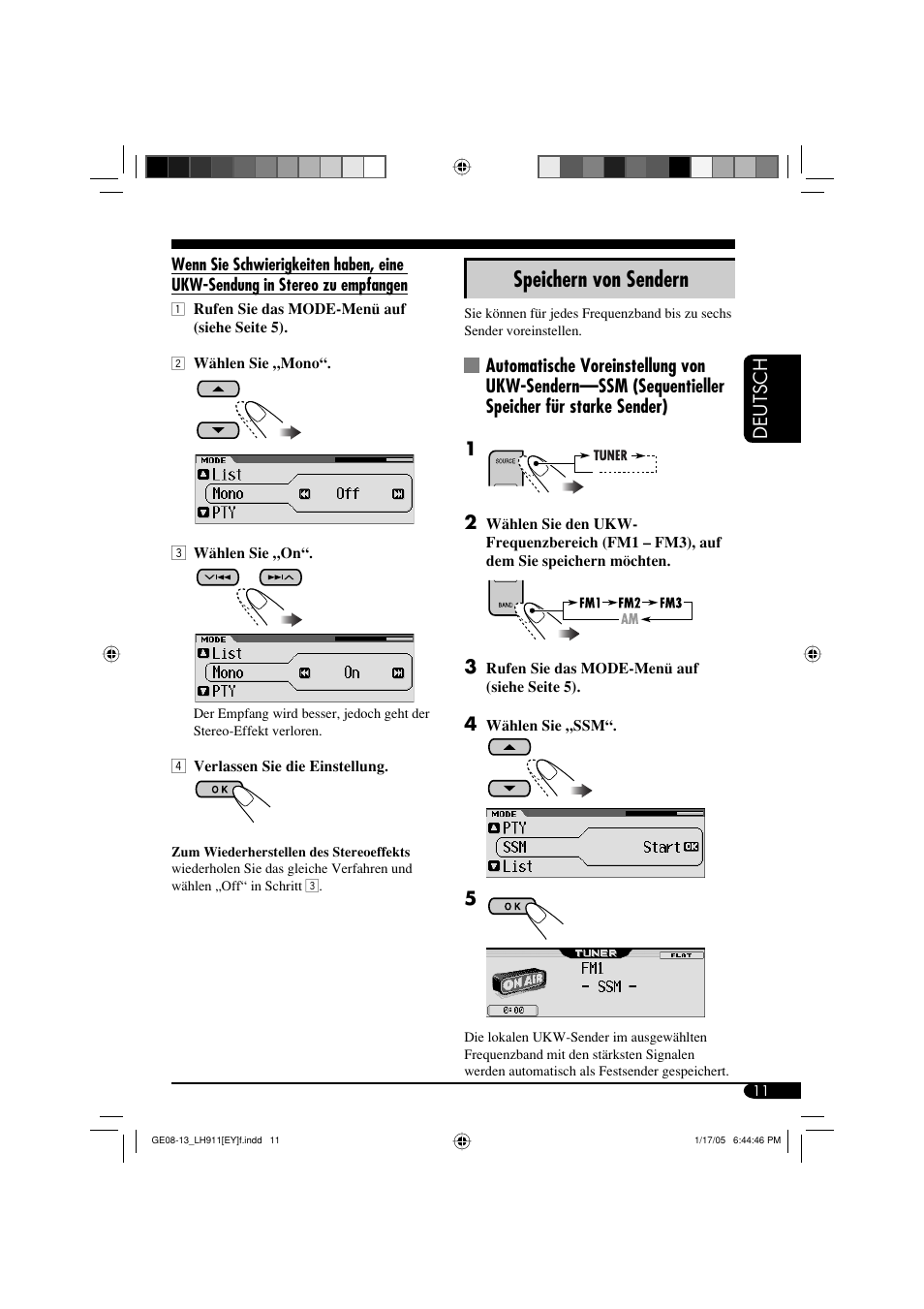 Speichern von sendern | JVC KD-LH911 User Manual | Page 67 / 171