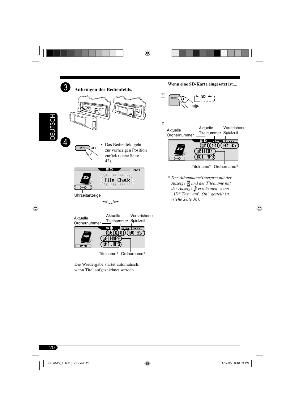 Deutsch | JVC KD-LH911 User Manual | Page 76 / 171