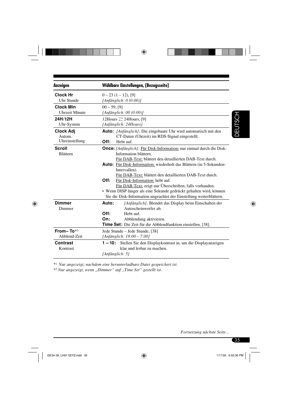 Deutsch | JVC KD-LH911 User Manual | Page 91 / 171