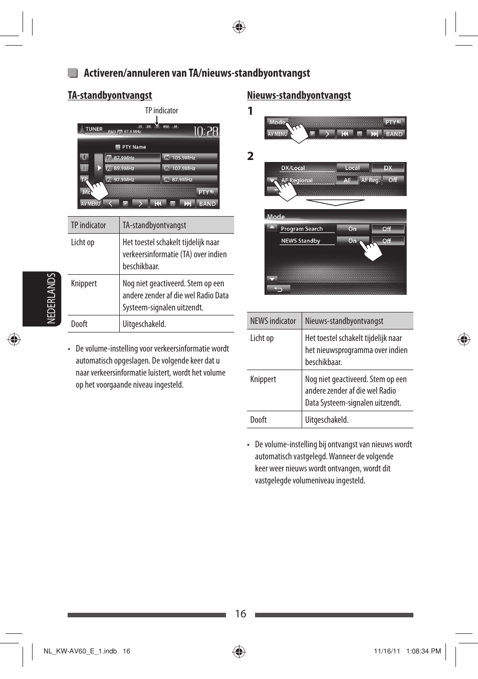 Activeren/annuleren van ta/nieuws-standbyontvangst | JVC KW-AV60BT User Manual | Page 220 / 277