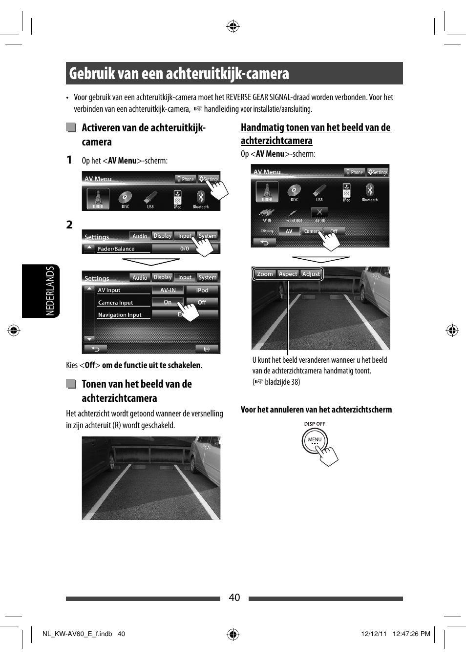 Gebruik van een achteruitkijk-camera | JVC KW-AV60BT User Manual | Page 244 / 277