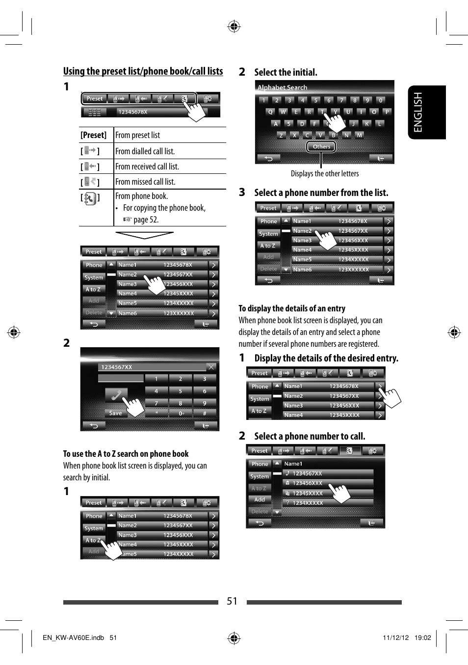 JVC KW-AV60BT User Manual | Page 51 / 277