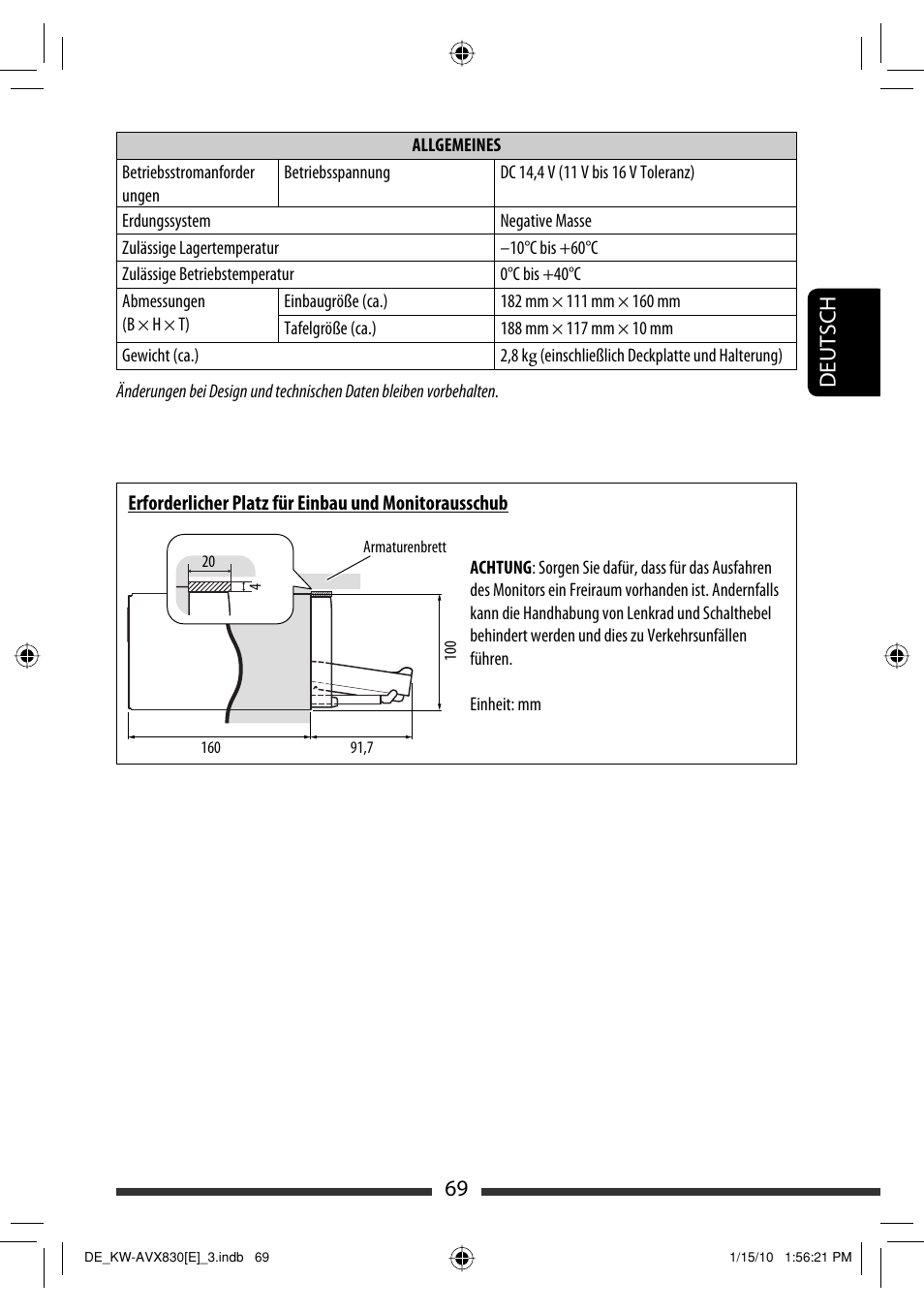 69 deutsch | JVC KW-AVX830 User Manual | Page 137 / 279