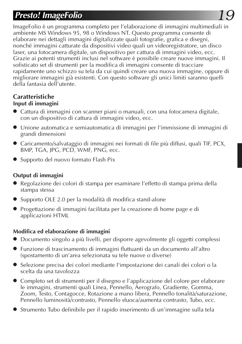Presto! imagefolio | JVC GR-DVL9700 User Manual | Page 119 / 244