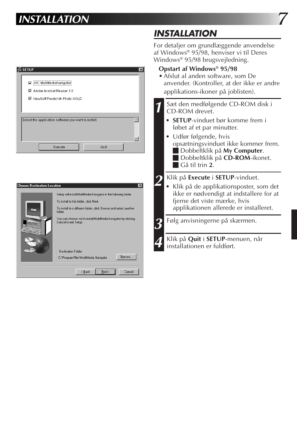 Installation | JVC GR-DVL9700 User Manual | Page 127 / 244
