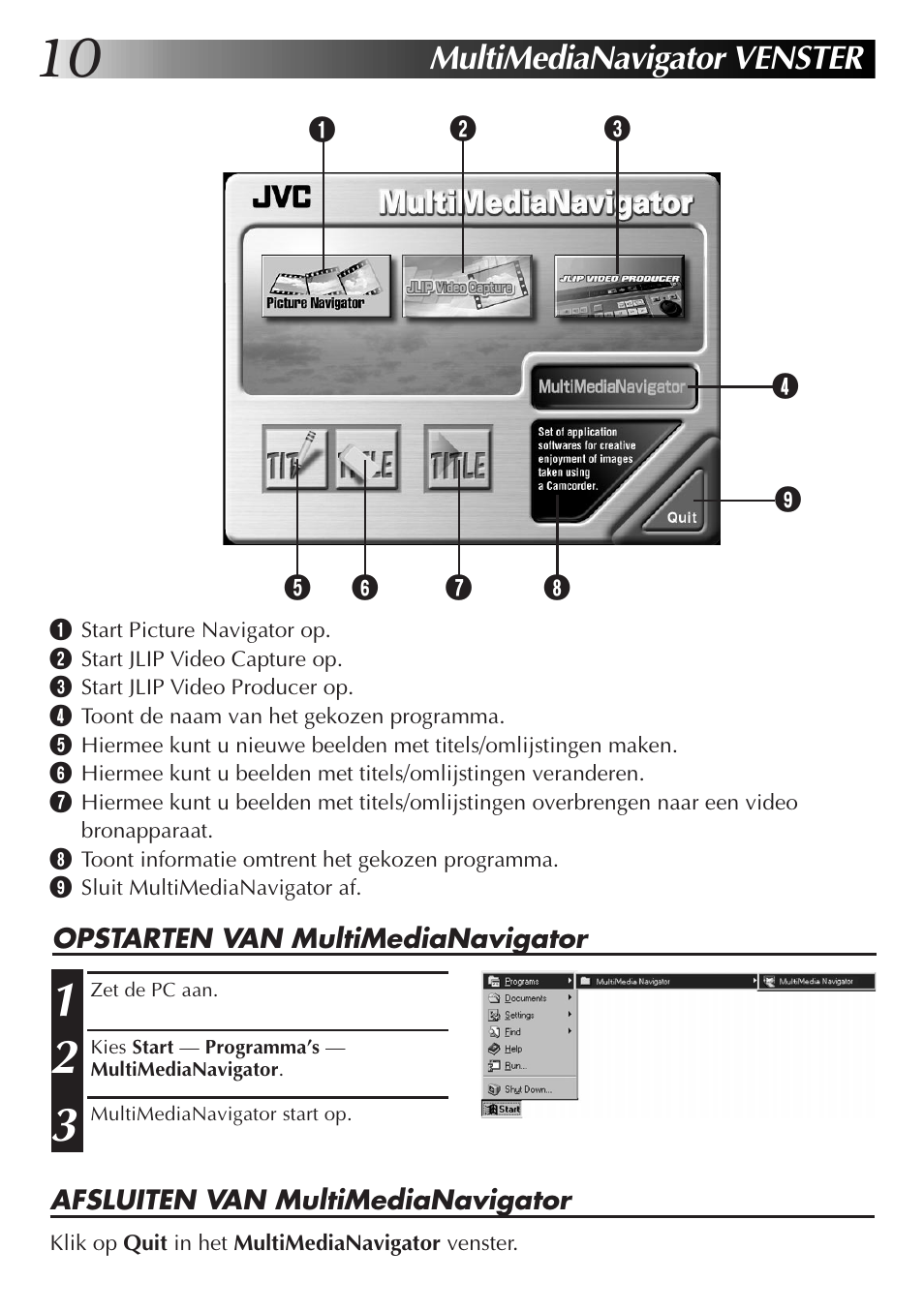 Multimedianavigator venster | JVC GR-DVL9700 User Manual | Page 70 / 244