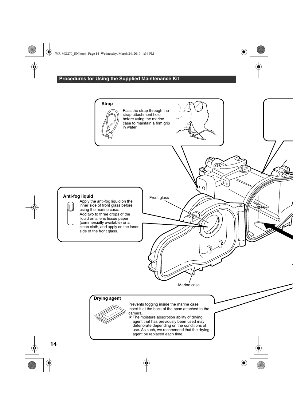 Procedures for using the supplied maintenance kit | JVC WR-MG270 User Manual | Page 14 / 114