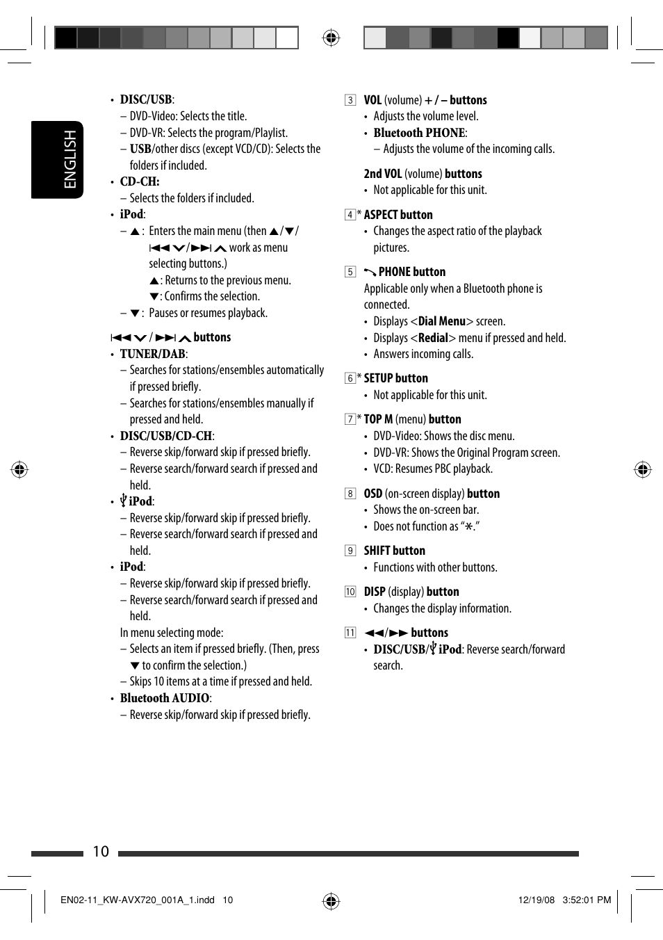 10 english | JVC KW-AVX720 User Manual | Page 10 / 257