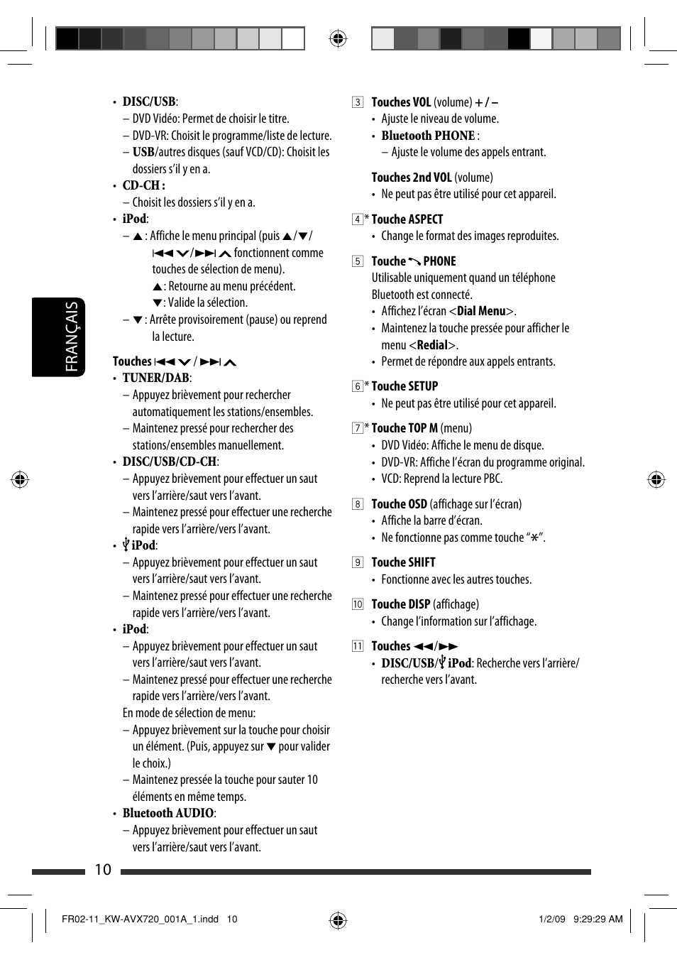 10 français | JVC KW-AVX720 User Manual | Page 138 / 257