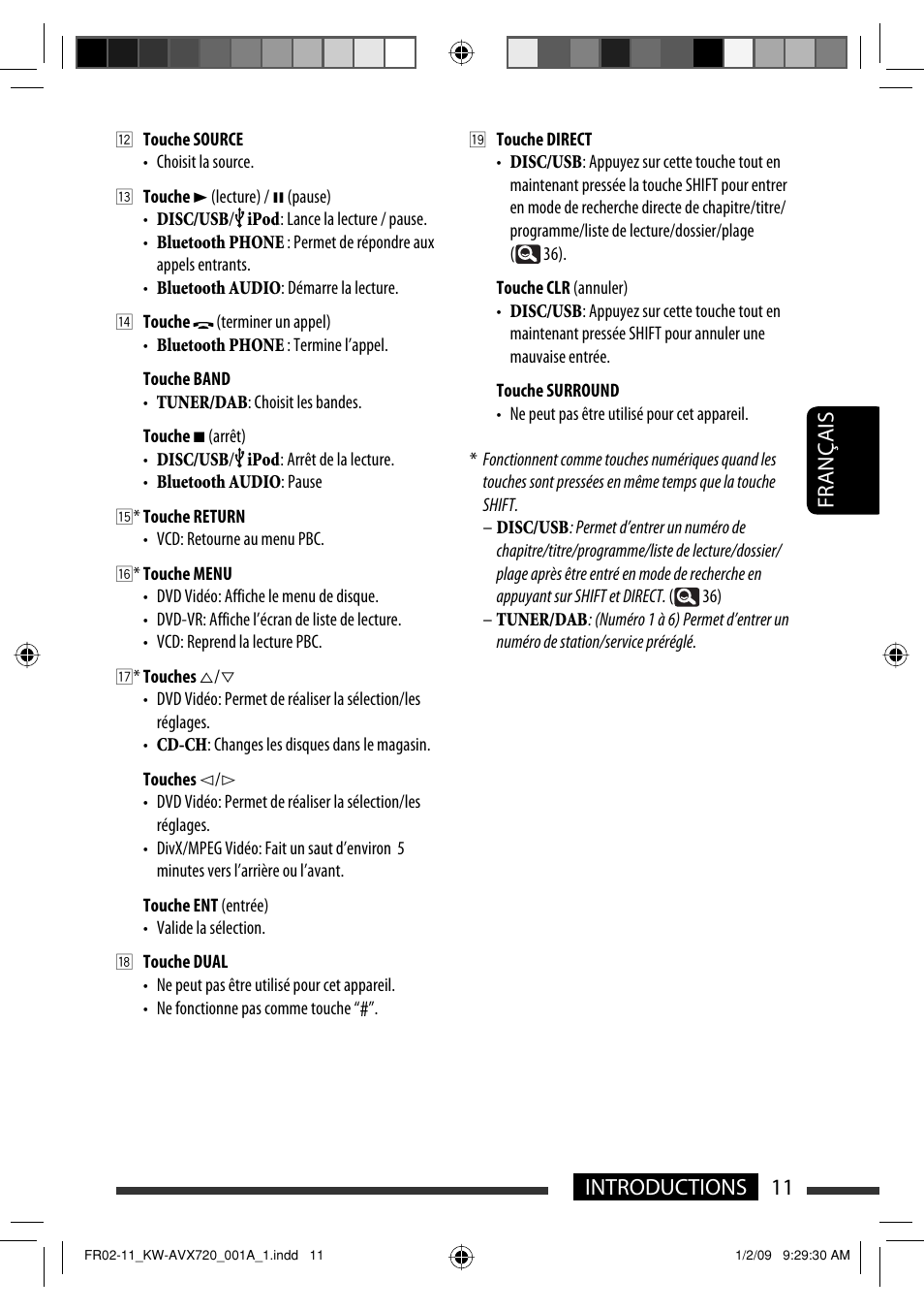 11 introductions français | JVC KW-AVX720 User Manual | Page 139 / 257
