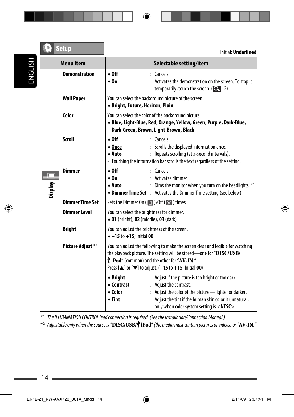 14 english | JVC KW-AVX720 User Manual | Page 14 / 257