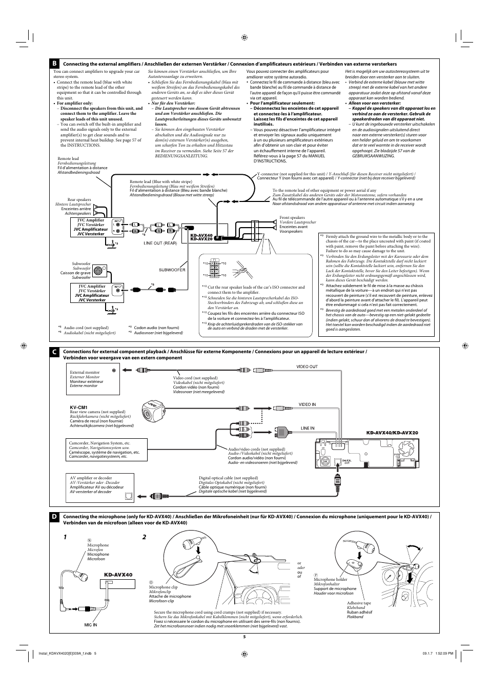 JVC KD-AVX20 User Manual | Page 5 / 6