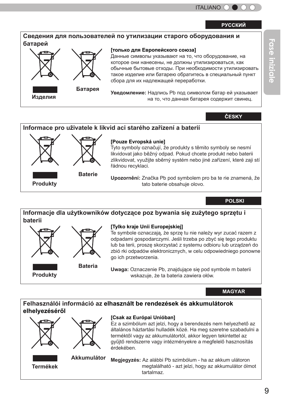 Fase iniziale | JVC DLA-X90R User Manual | Page 105 / 192