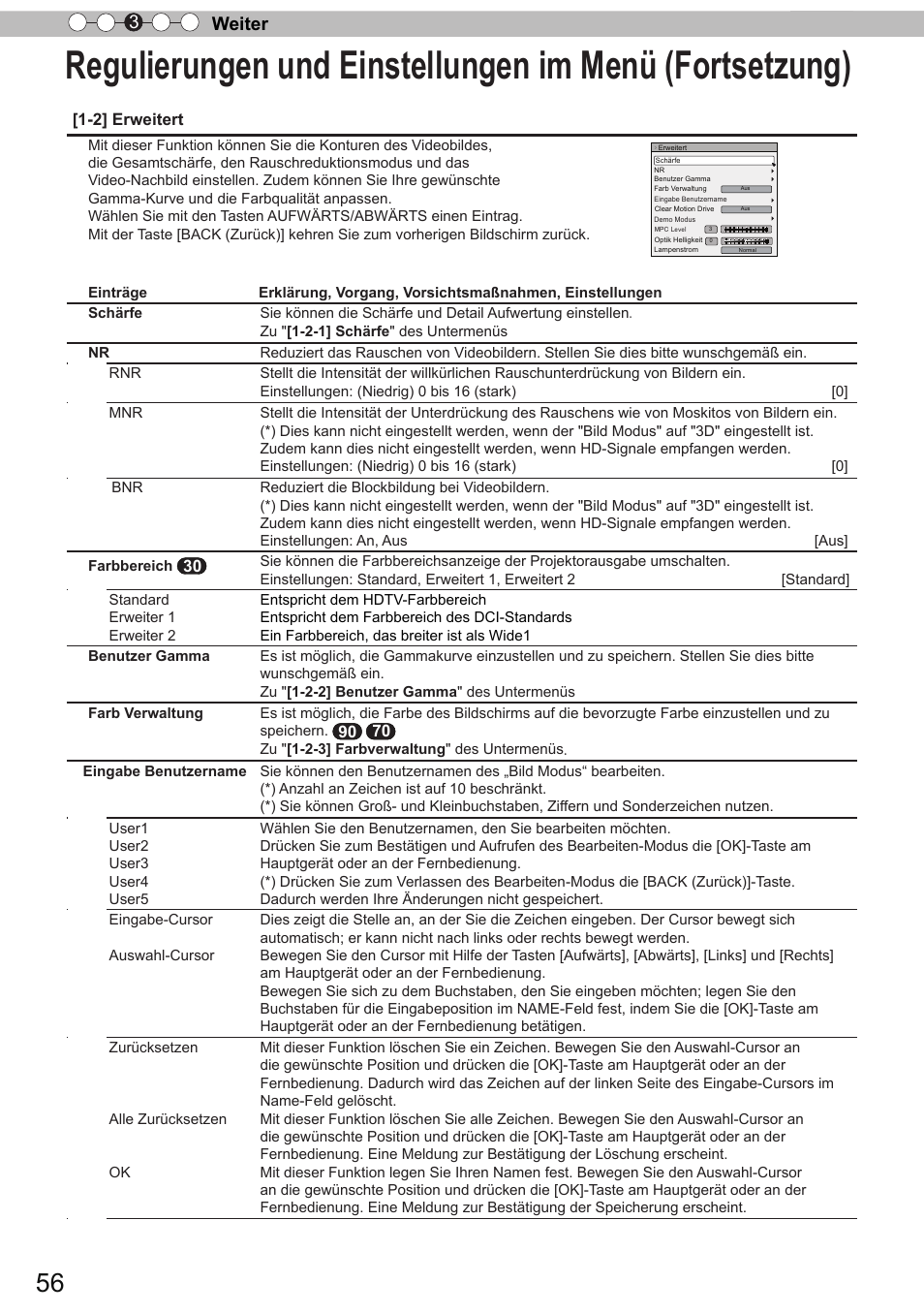 Weiter 3 | JVC DLA-X90R User Manual | Page 56 / 192