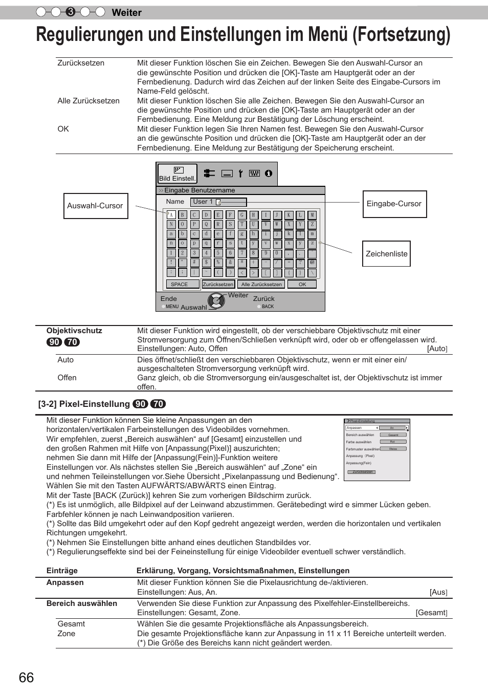 Weiter 3 | JVC DLA-X90R User Manual | Page 66 / 192