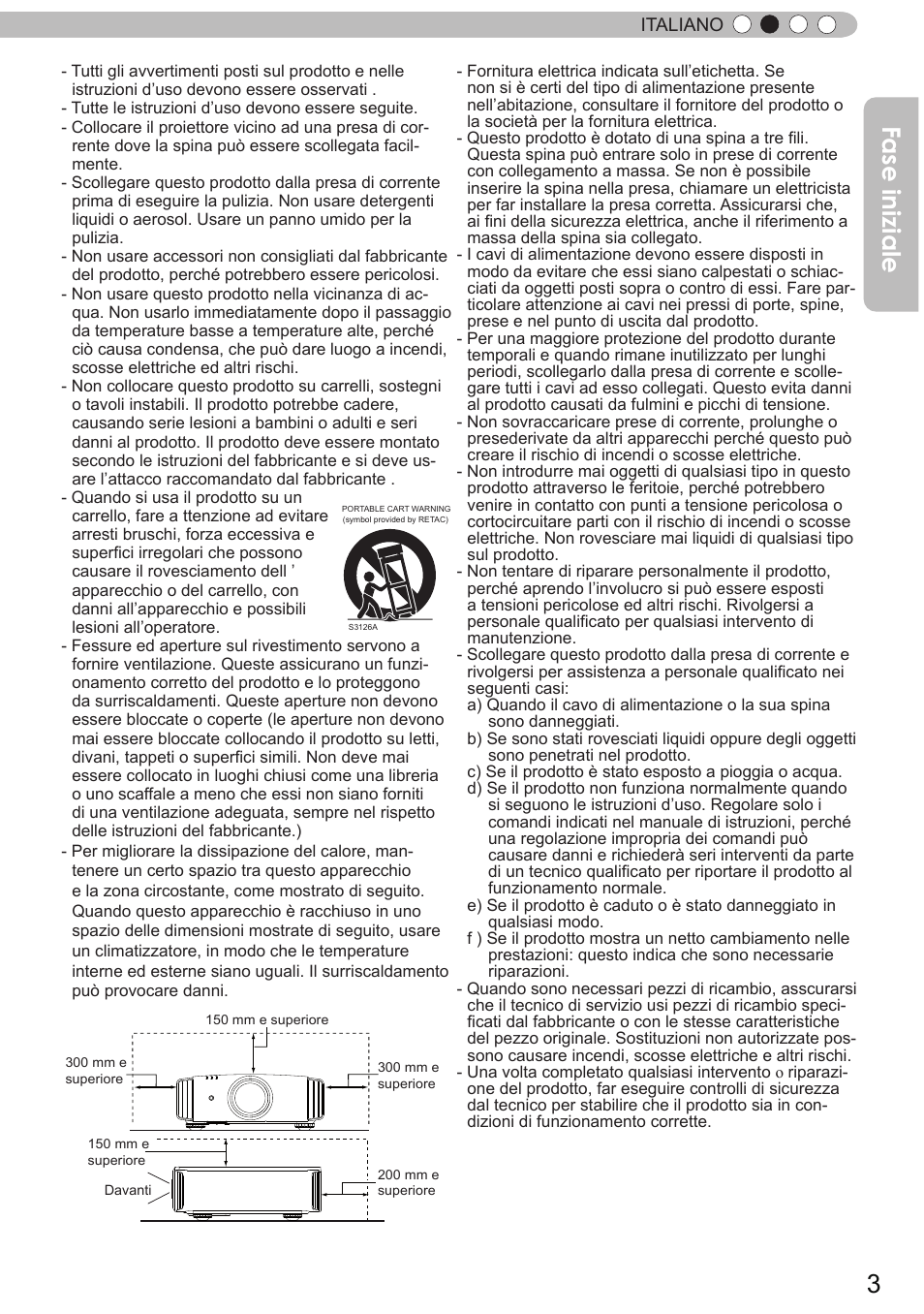 Fase iniziale | JVC DLA-X90R User Manual | Page 99 / 192
