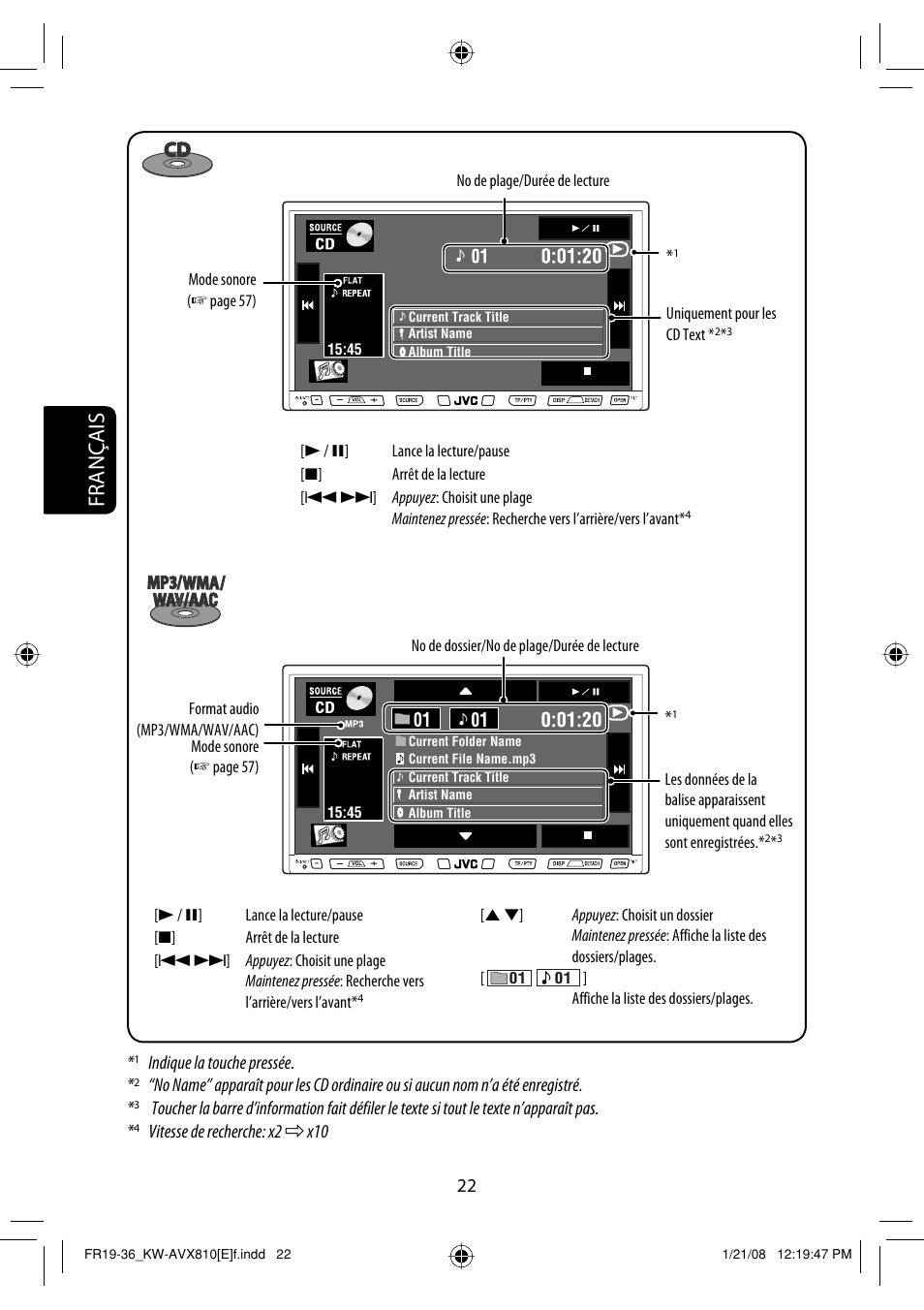 Français | JVC KW-AVX810 User Manual | Page 186 / 331