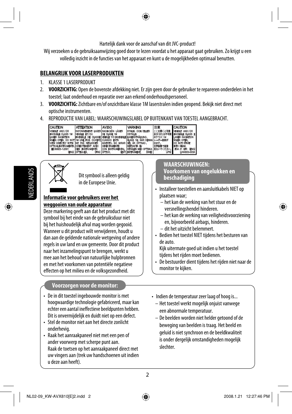 Nederlands | JVC KW-AVX810 User Manual | Page 248 / 331