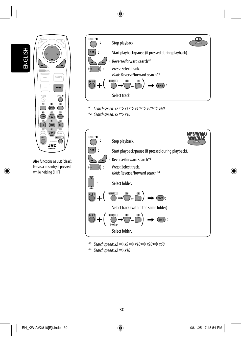 English | JVC KW-AVX810 User Manual | Page 30 / 331