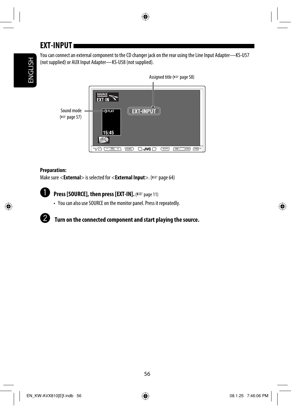 Ext-input | JVC KW-AVX810 User Manual | Page 56 / 331