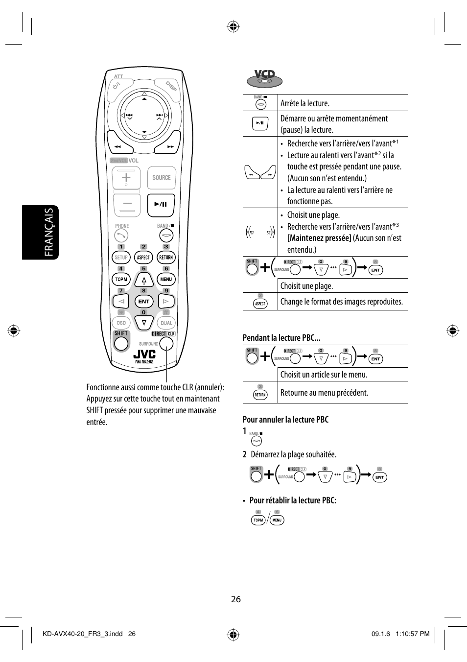 Français | JVC KD-AVX40 User Manual | Page 172 / 292