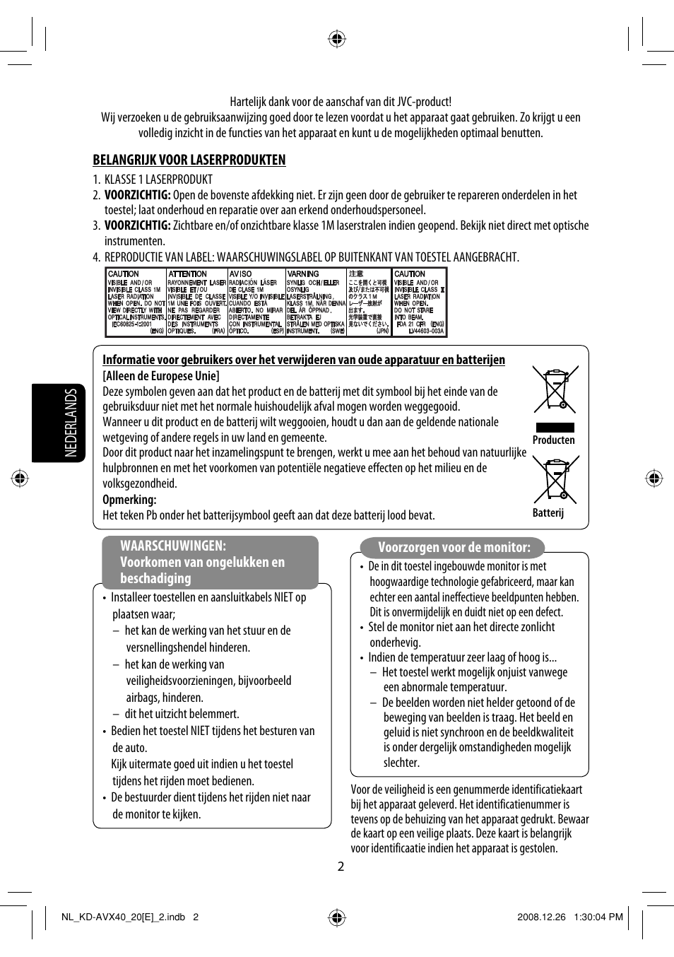 Nederlands | JVC KD-AVX40 User Manual | Page 220 / 292