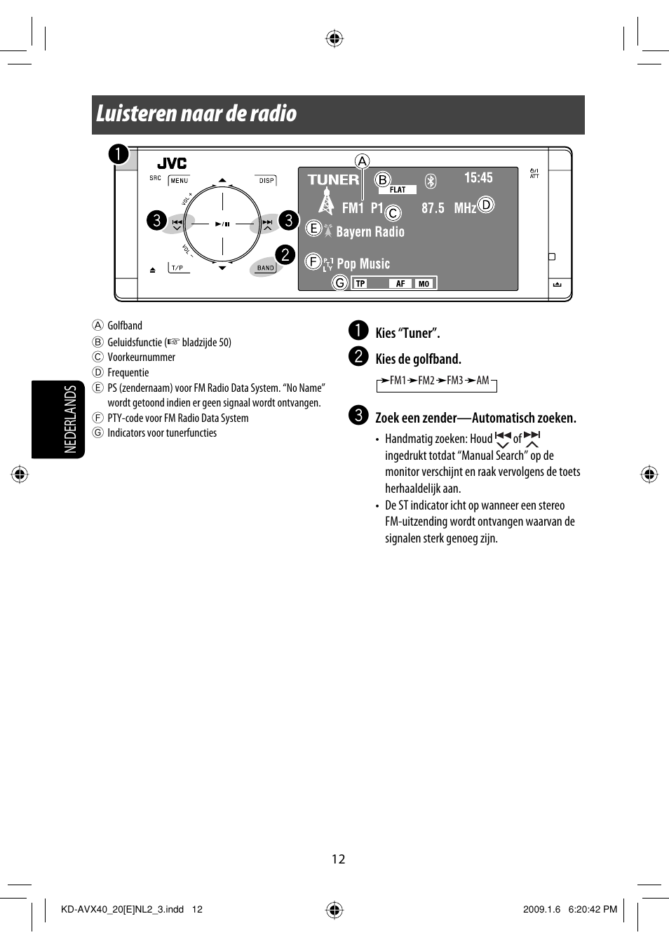 Luisteren naar de radio | JVC KD-AVX40 User Manual | Page 230 / 292