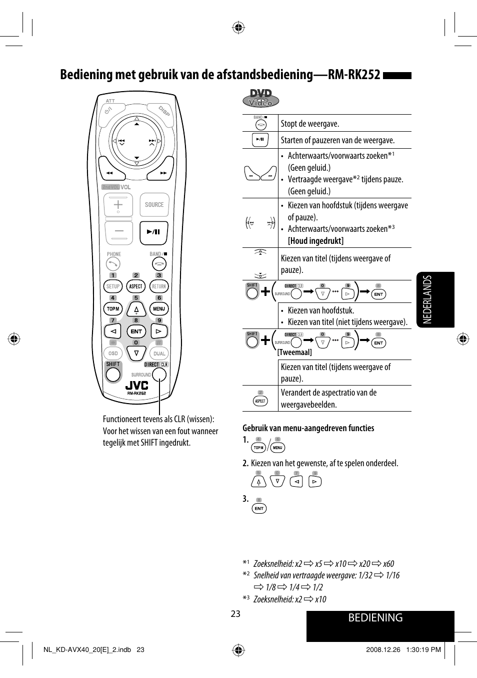 Bediening, Nederlands | JVC KD-AVX40 User Manual | Page 241 / 292