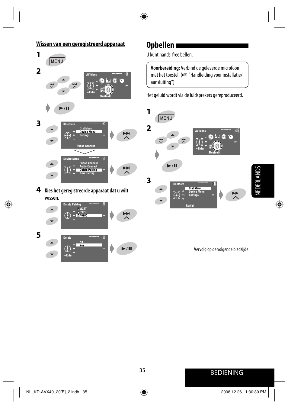 Opbellen | JVC KD-AVX40 User Manual | Page 253 / 292